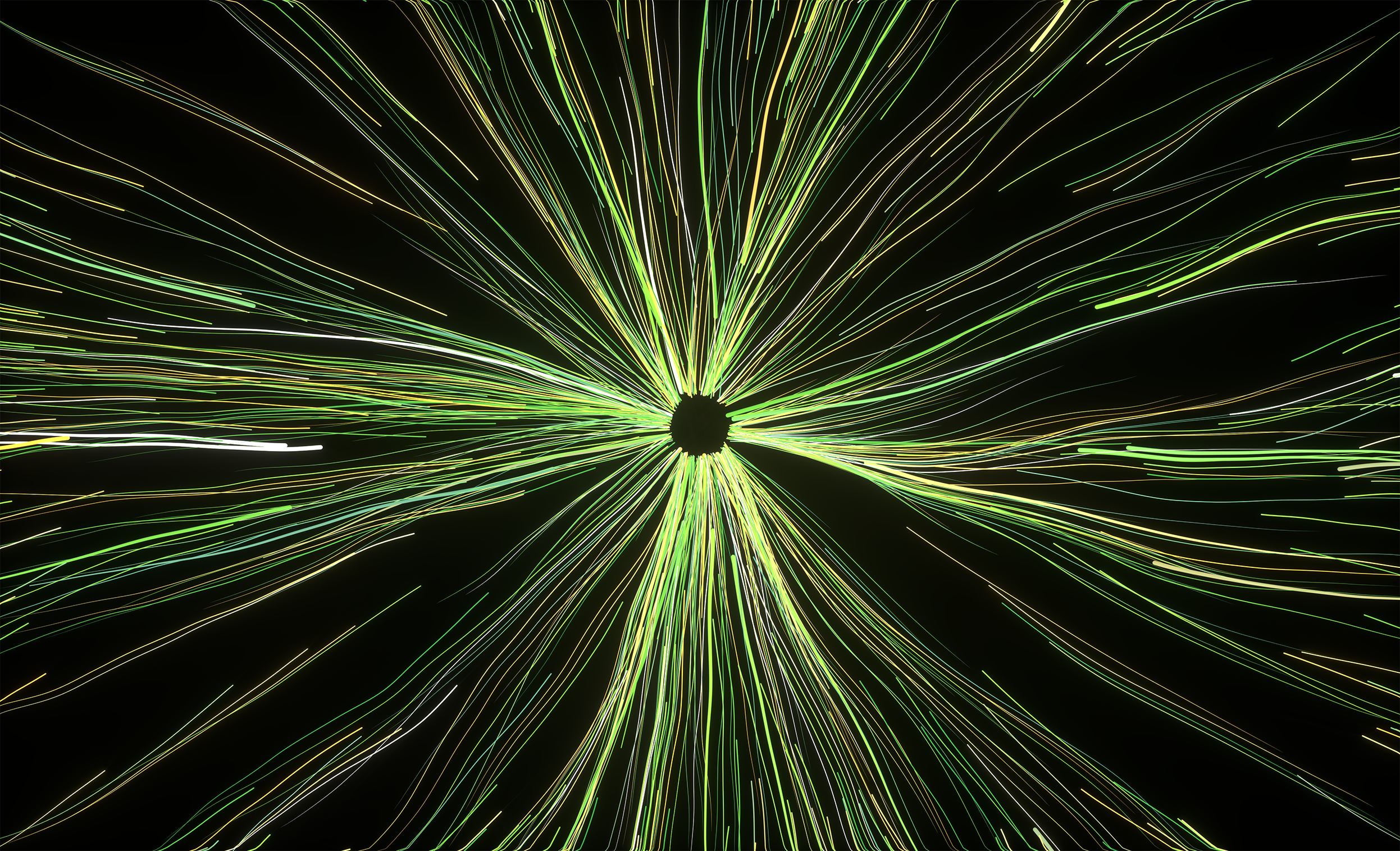 Wall particle trail