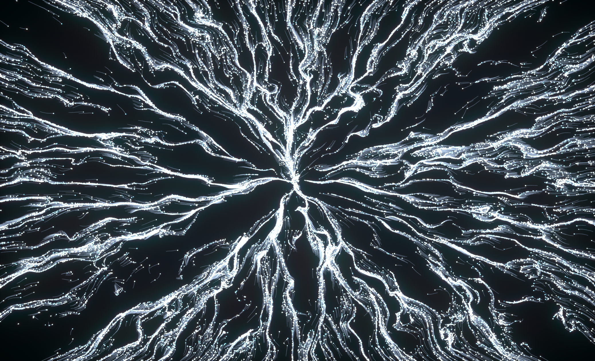Floor particle trail